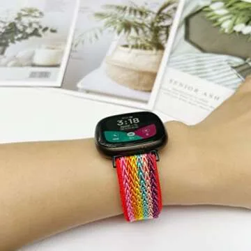 Comfortable Silicone Watchbands for Fitbit Compatibility