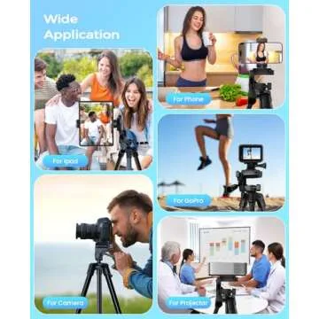 MACTREM 67" Portable Phone & Tablet Tripod Mount
