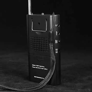 GhostStop SB7-R7 Spirit Box for Ghost Hunting - FM+AM, Black
