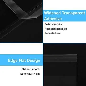 300 Pcs Cellophane Bags for Candy and Bakery Needs