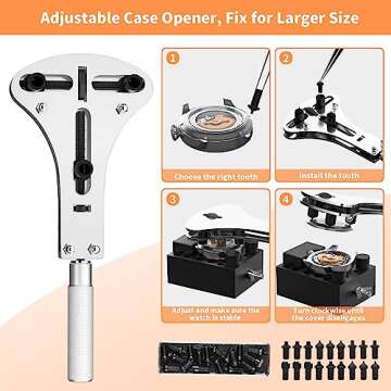 Watch Link Removal Kit - BYNIIUR Complete Watch Repair Kit