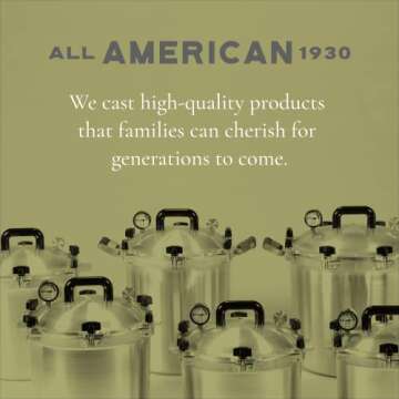 All American 1930: 25qt Pressure Cooker Canner Made in USA
