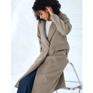 S・DEER Casual Lapel Brown Coat for Winter Style