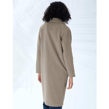 S・DEER Casual Lapel Brown Coat for Winter Style