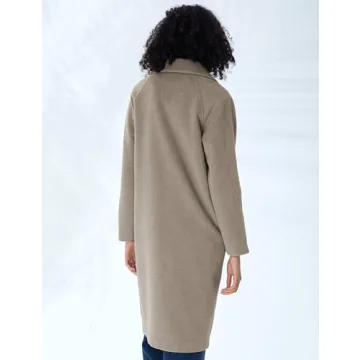 S・DEER Casual Lapel Brown Coat for Winter Style