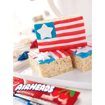 Airheads Cherry Candy Bars, 36 Individually Wrapped Taffy Bars