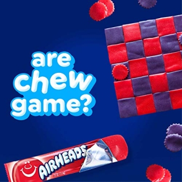 Airheads Cherry Candy Bars, 36 Individually Wrapped Taffy Bars