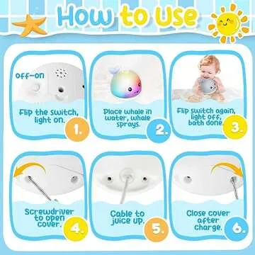 Baby Whale Bath Toy – Fun Light-Up Fountain for Infants
