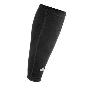 adidas Calf Compression Sleeves - Breathable Support for Runners and Athletes - Pair of Durable Calf...