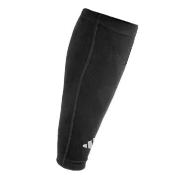 adidas Calf Compression Sleeves - Breathable Support for Runners and Athletes - Pair of Durable Calf...