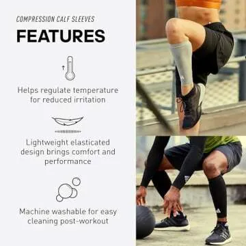 adidas Calf Compression Sleeves for Running and Training