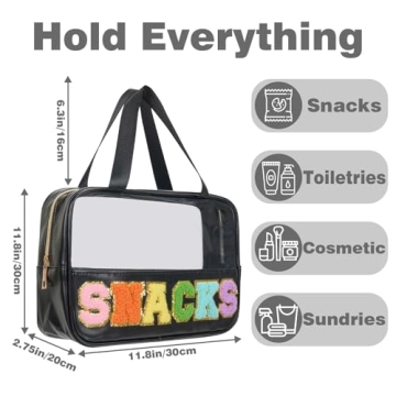 Chic Clear Cosmetic Pouch | Burskit Snack Bags