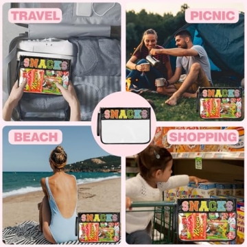 Chic Clear Cosmetic Pouch | Burskit Snack Bags