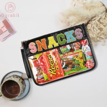 Chic Clear Cosmetic Pouch | Burskit Snack Bags