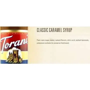 Torani CLASSIC Caramel Syrup, 750 mL