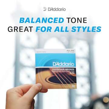 D'Addario EJ16-3D Acoustic Guitar Strings 3-Pack
