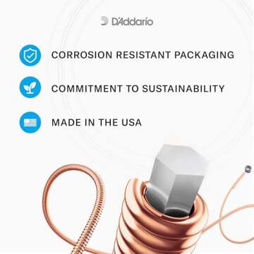 D'Addario EJ16-3D Acoustic Guitar Strings 3-Pack