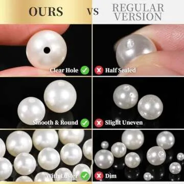 LEOBRO Pearl Beads for Bracelets, 720PCS Bracelet Making Kit for Adult, Friendship Bracelet Kits, Bracelet Bead Kits, Small Pearl Beads and Gold Beads Beading Kit for Bracelets, Jewelry Making Kit