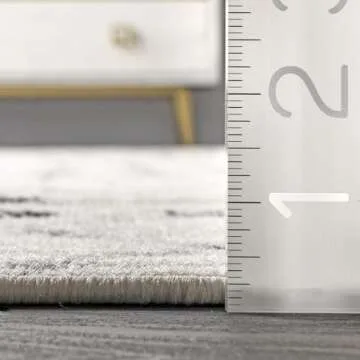 nuLOOM 5' x 8' Indoor Performance Area Rug, Stain-Resistnat, Pet and Kid Friendly, Durable, High-Tra...