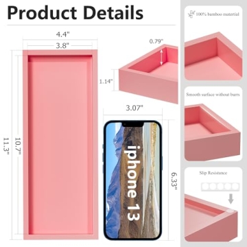 Bamboo Bathroom Vanity Tray - Stylish and Multifunctional