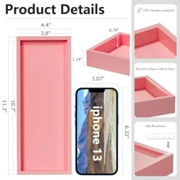 Bamboo Bathroom Vanity Tray - Stylish and Multifunctional