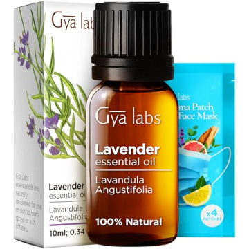 Gya Labs Lavender Essential Oil – Pure Aromatherapy for Skin, Hair, and DIY Projects