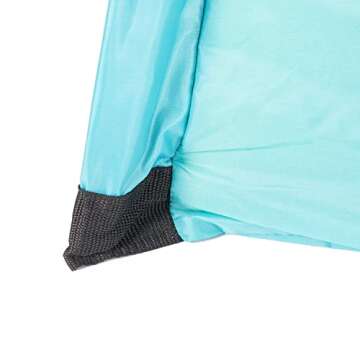 Pacific Play Tents One Touch Tent 48" X 38.5" High, Green/Orange/Blue