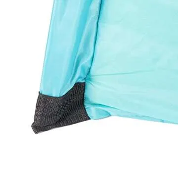 Pacific Play Tents One Touch Tent 48" X 38.5" High, Green/Orange/Blue