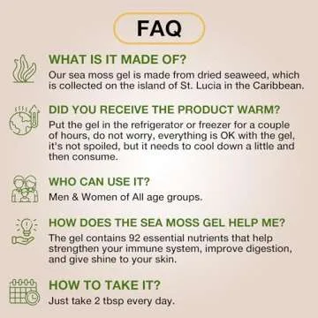 TrueSeaMoss Wildcrafted Irish Sea Moss Gel with Pineapple Flavor