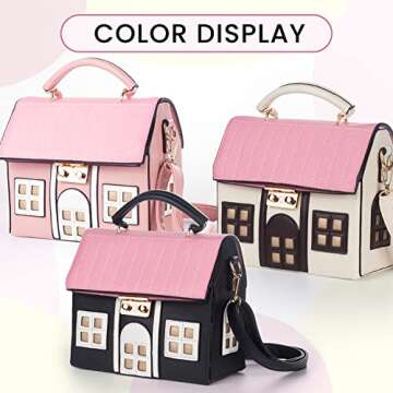 Cute Bag Unique Novelty Purse for Women Shoulder purse Messenger CrossBody Bag PU Leather Mini Handbag for Ladies