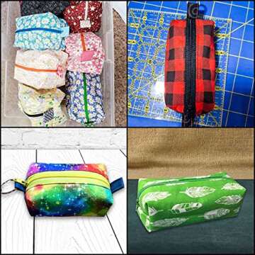 20 Pcs Nylon Coil Zippers Sewing Zippers for Tailor Sewing in 20 Assorted Colors Colorful Crafts Bul...