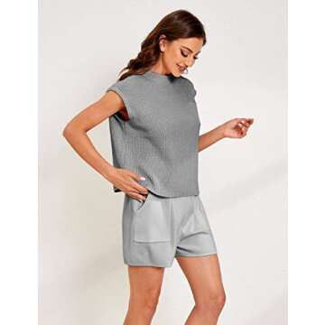 Qiaomai Women's Stylish 2 Piece Lounge Sets for Comfort