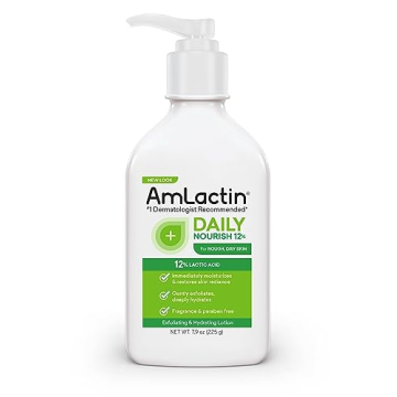 AmLactin Daily Moisturizing Lotion - 7.9 oz Pump, Exfoliator + Moisturizer