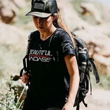 Grunt Style Beautiful Badass - Women's T-Shirt (Black, Large)