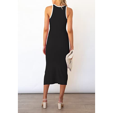 Pink Queen Women's Sleeveless Midi Dress for Stylish Women