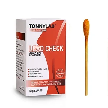 TONNYLAB Second Generation Lead Test Swab Kit(60 Rapid Home Testing Swabs)30-Second Results by Using...