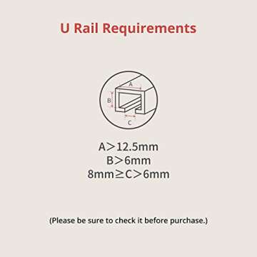 SwitchBot Curtain Smart Electric Motor - Wireless App or Automate Timer Control, Use SwitchBot Hub to be Compatible with Alexa, Google Home, HomePod, IFTTT (U-Rail, White)