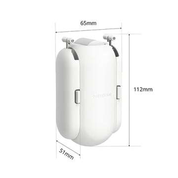 SwitchBot Curtain Smart Electric Motor - Wireless App or Automate Timer Control, Use SwitchBot Hub to be Compatible with Alexa, Google Home, HomePod, IFTTT (U-Rail, White)