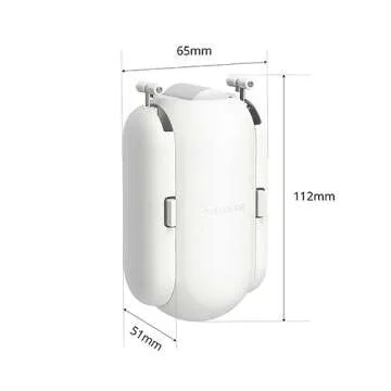 SwitchBot Curtain Smart Electric Motor - Wireless App or Automate Timer Control, Use SwitchBot Hub to be Compatible with Alexa, Google Home, HomePod, IFTTT (U-Rail, White)