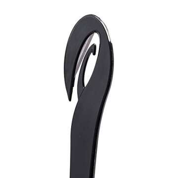 Eagle Staple Remover, Staple Puller, Push-Style, Built-in Letter Opener, 3-Pack, Black