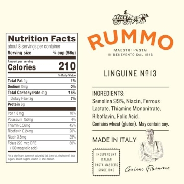 Rummo Linguine Pasta N.13 - Quality Dry Italian Noodles