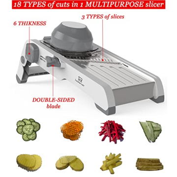 Mandoline Slicer 18 in 1 - Sharp Safe Kitchen Essential