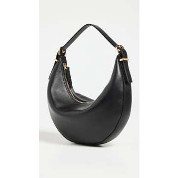 Madewell Women's Essentials Crescent Mini Crossbody, True Black, One Size