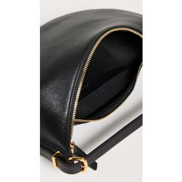 Madewell Women's Essentials Crescent Mini Crossbody, True Black, One Size