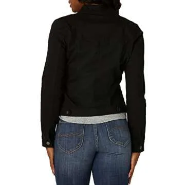 Riders by Lee Indigo Women's Denim Jacket, Black, X-Large