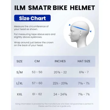 ILM Smart Bike Helmet Brake Warning LED Light Triple Certified