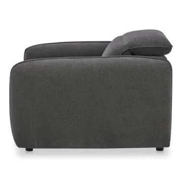 NADAAL STUDIOS Yarrow, Power Recliner Chair, Polyester Upholstery, High-Density Foam Cushions, Dusk Grey