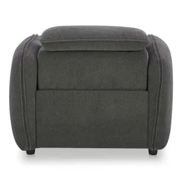 NADAAL STUDIOS Yarrow, Power Recliner Chair, Polyester Upholstery, High-Density Foam Cushions, Dusk Grey