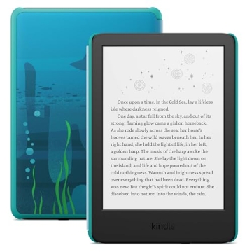 Kindle Kids 16GB - Ad-Free Books & Replacement