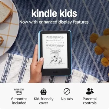 Kindle Kids 16GB - Ad-Free Books & Replacement